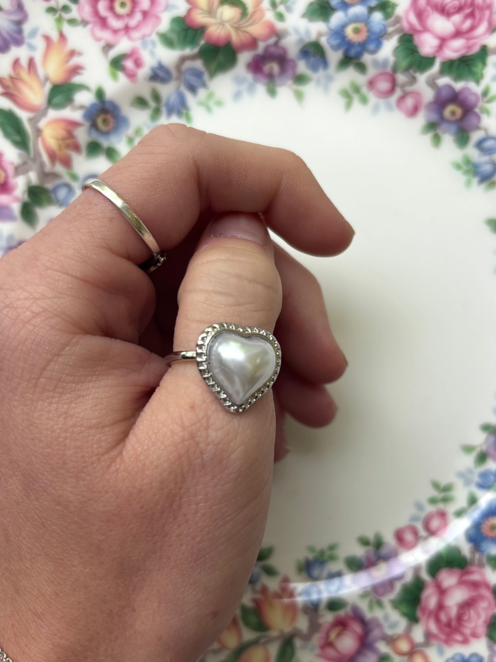 Silver Heart Ring