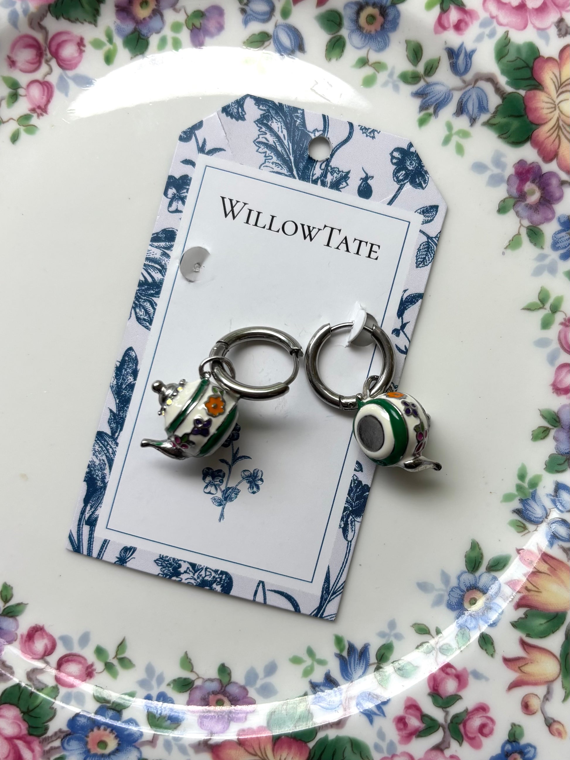 Teacup Earrings