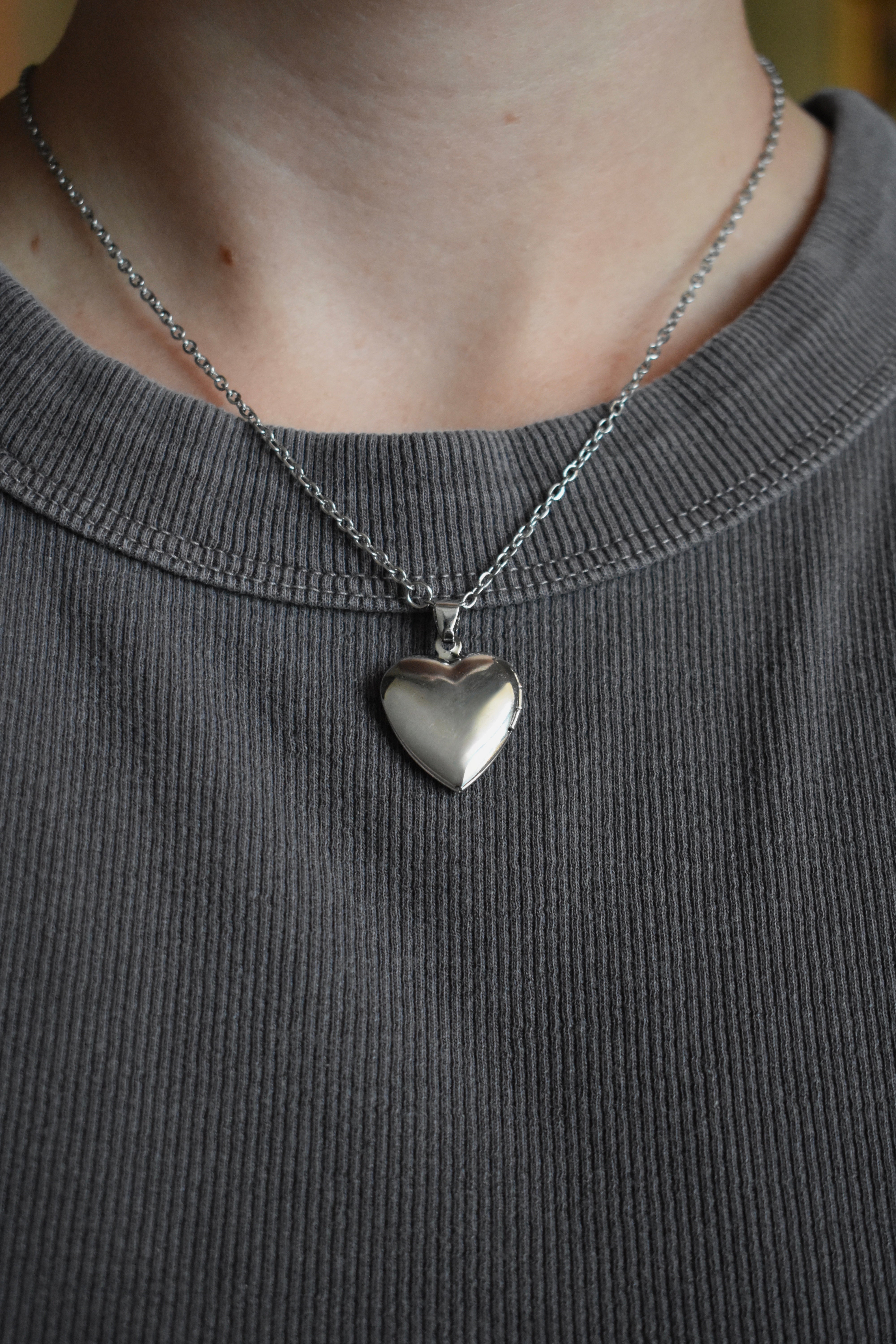 Cordelia Heart Locket - Silver