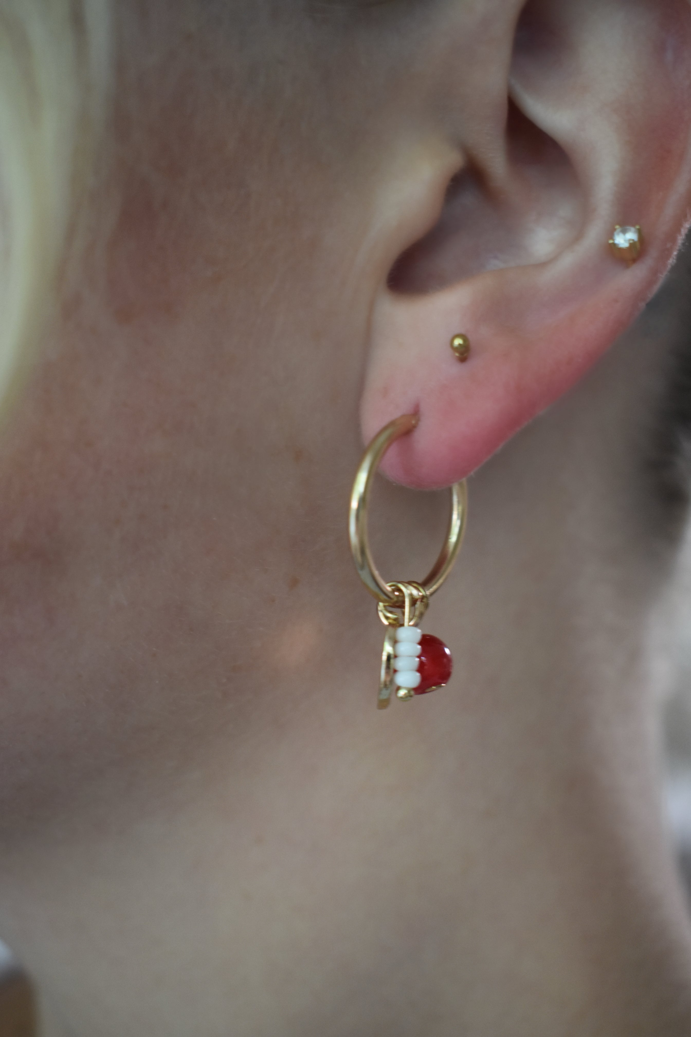 Poppy Charmed Earrings