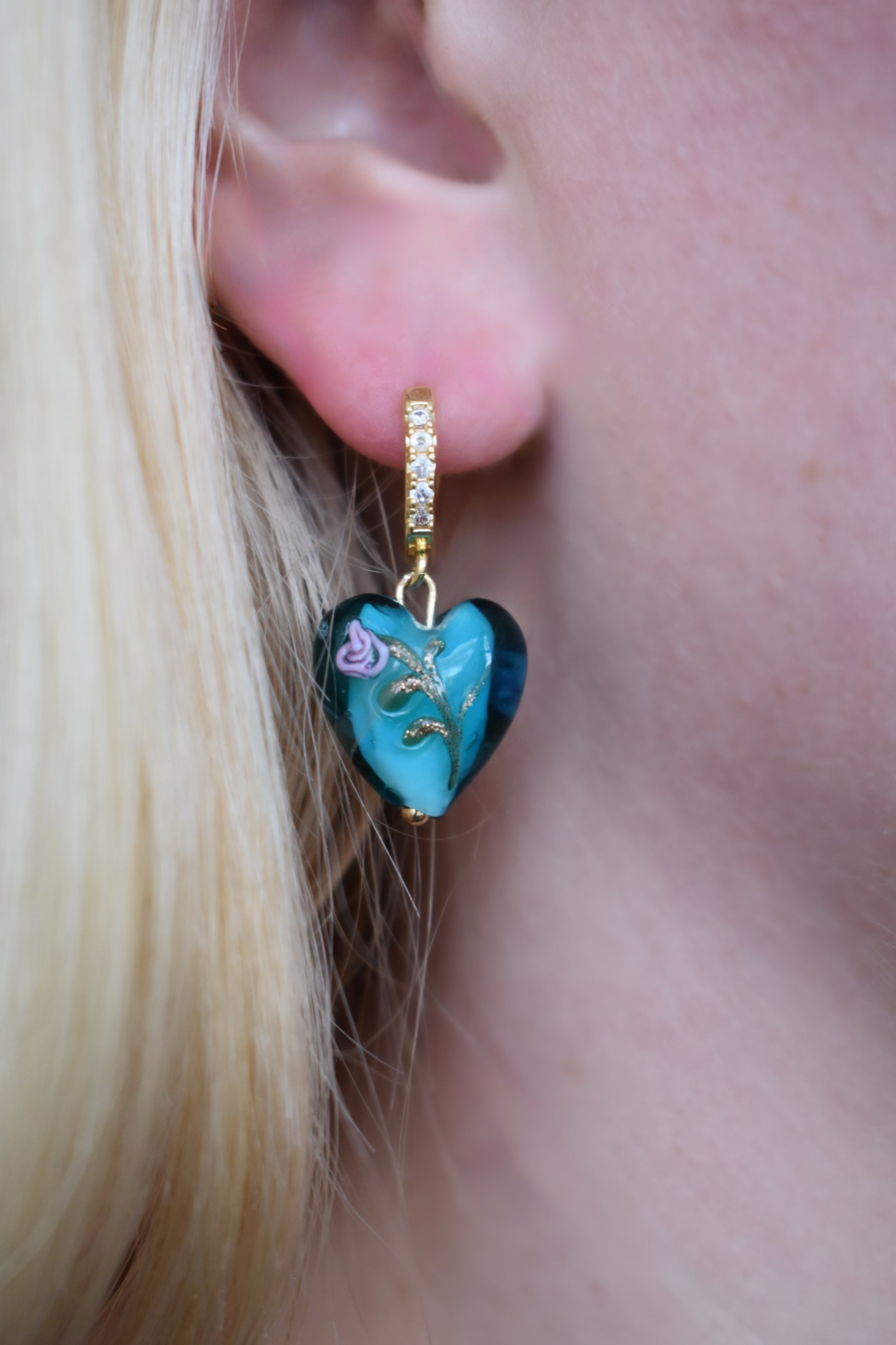 The Lone Rose Earrings