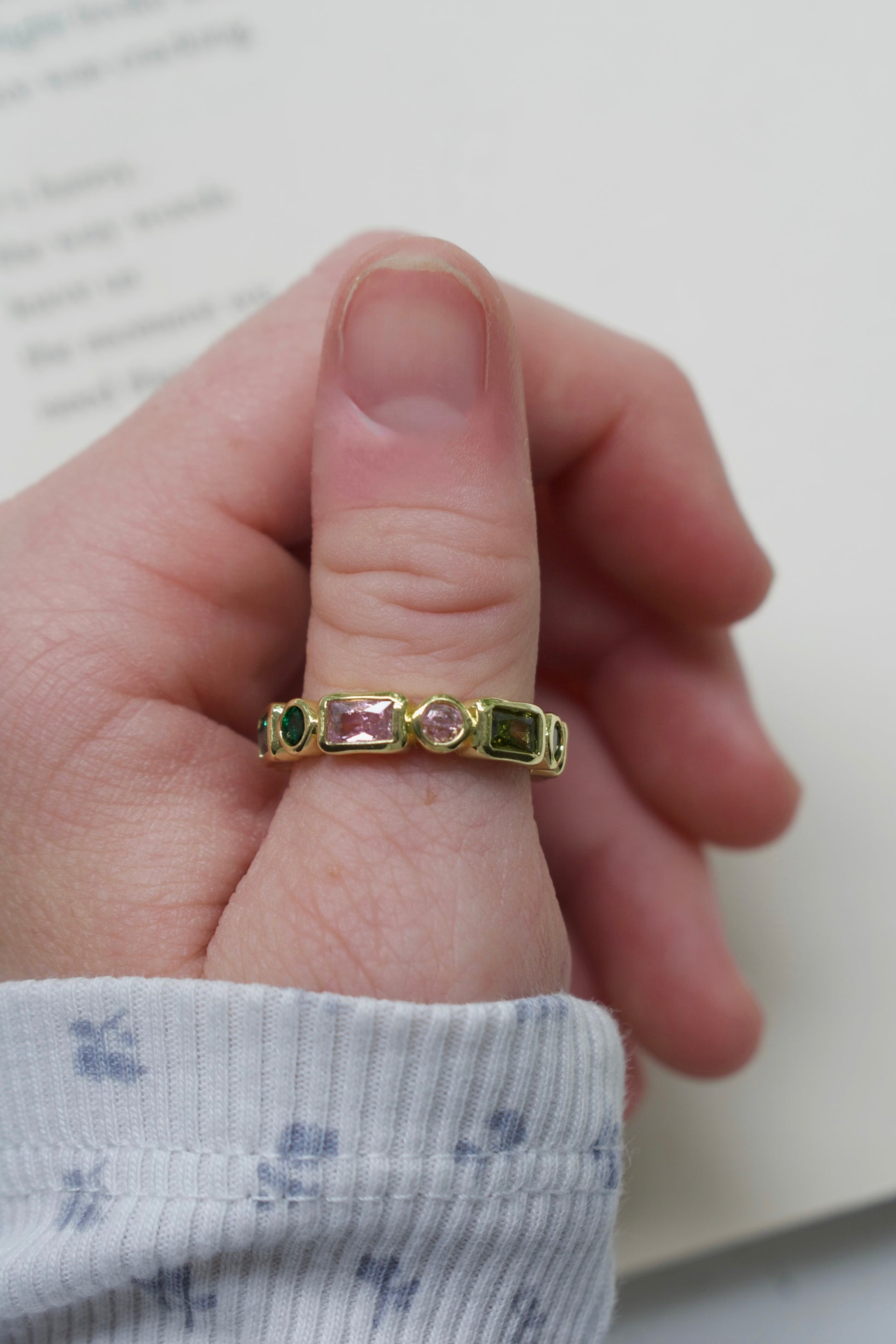 Geometric Ring - Gold