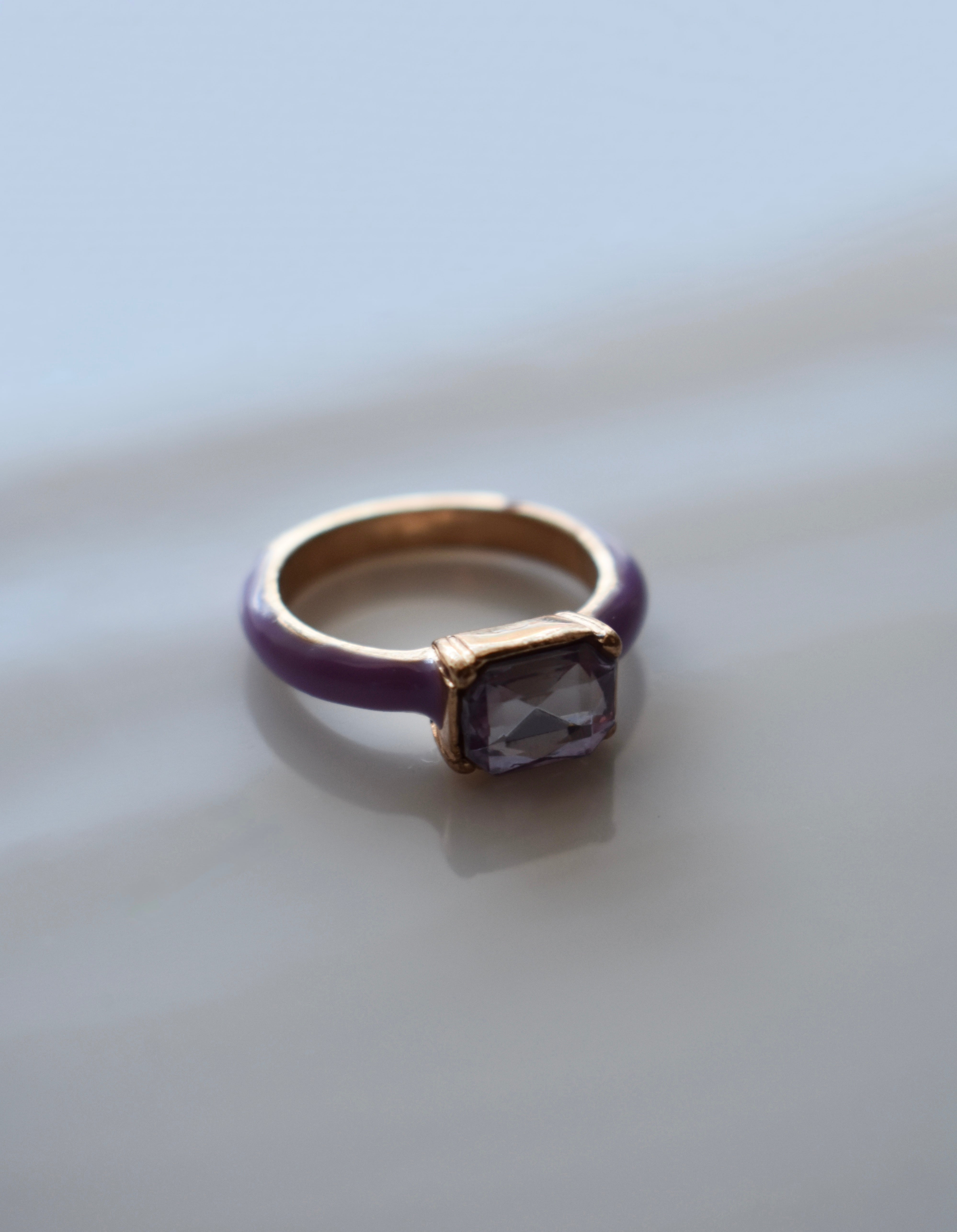 Geometric Diamond Ring