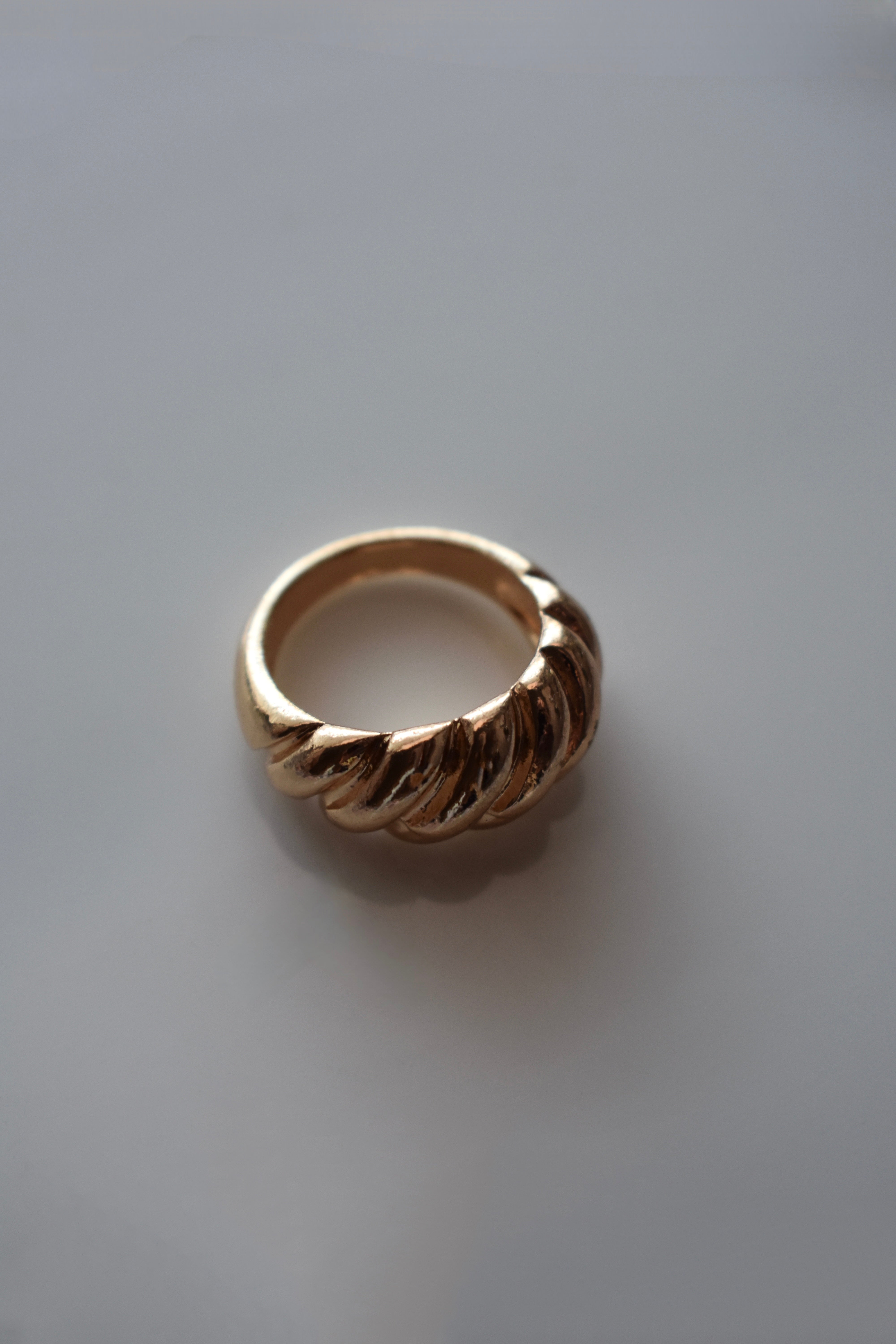 Gold Croissant Ring