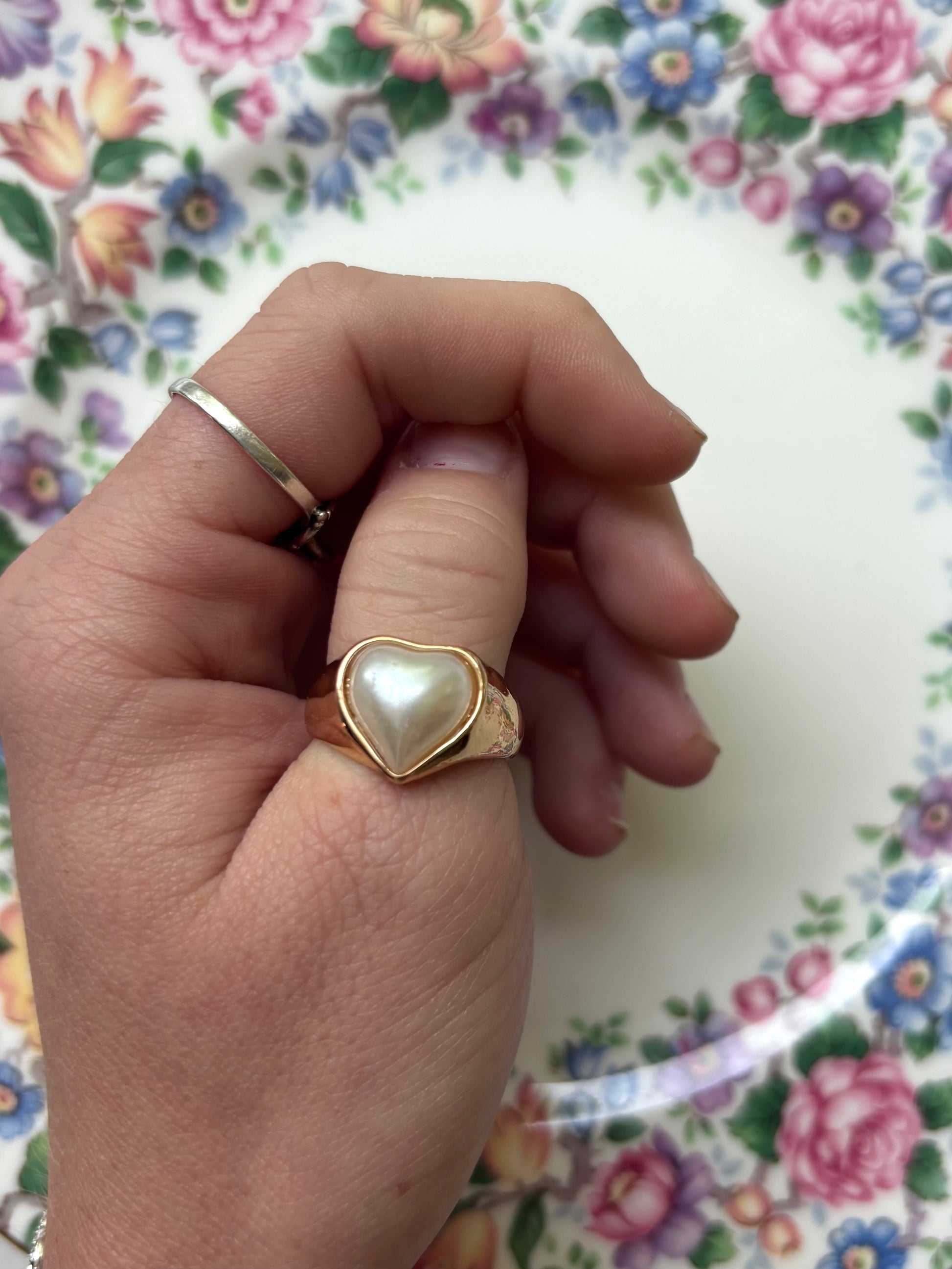 Gold Heart Ring
