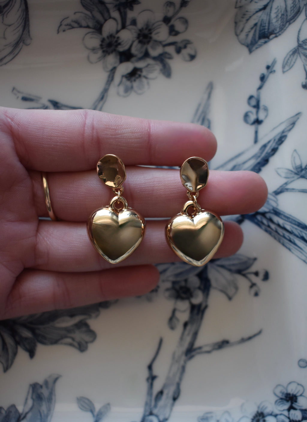 Bubble Heart Earrings
