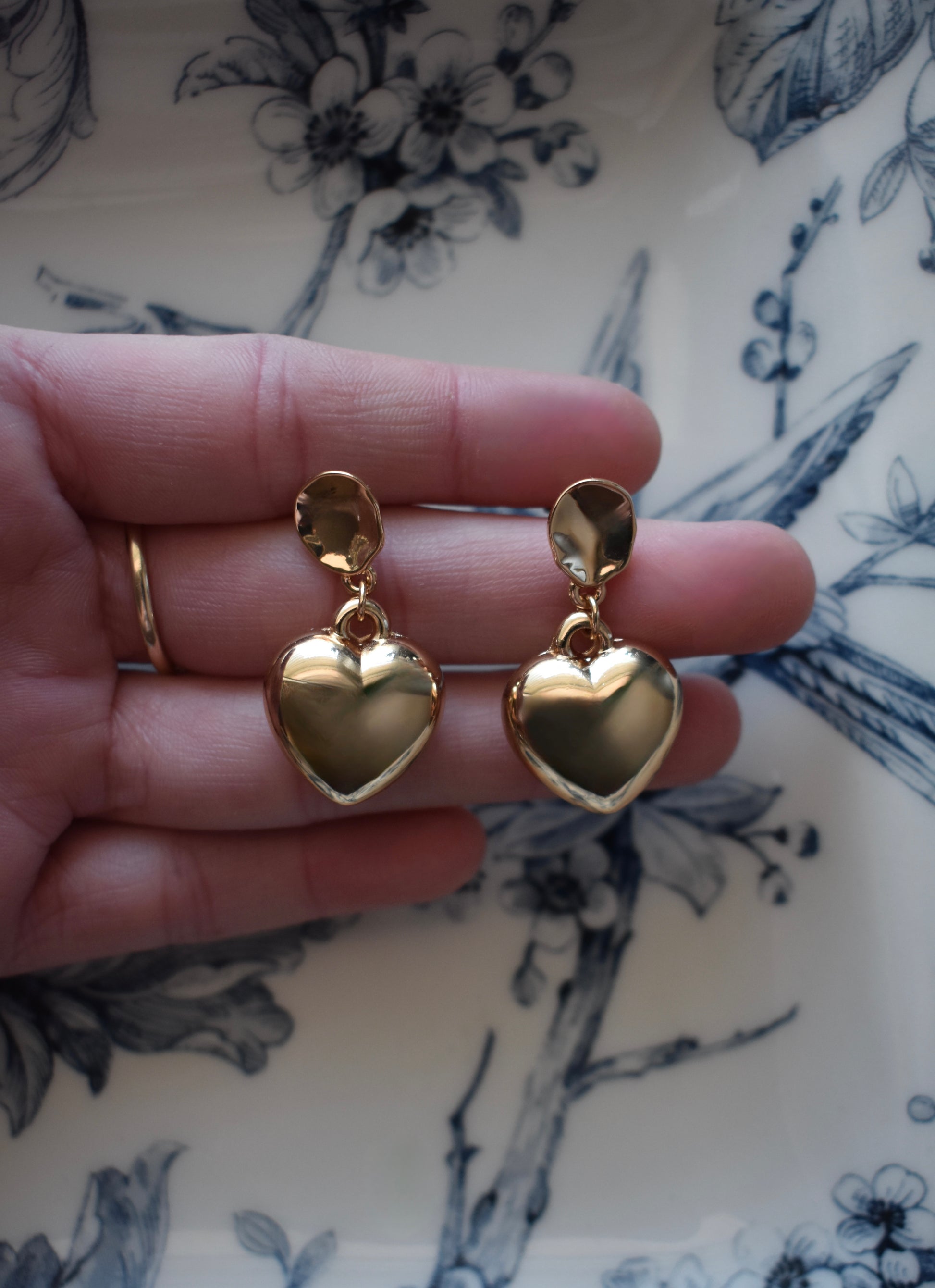 Bubble Heart Earrings