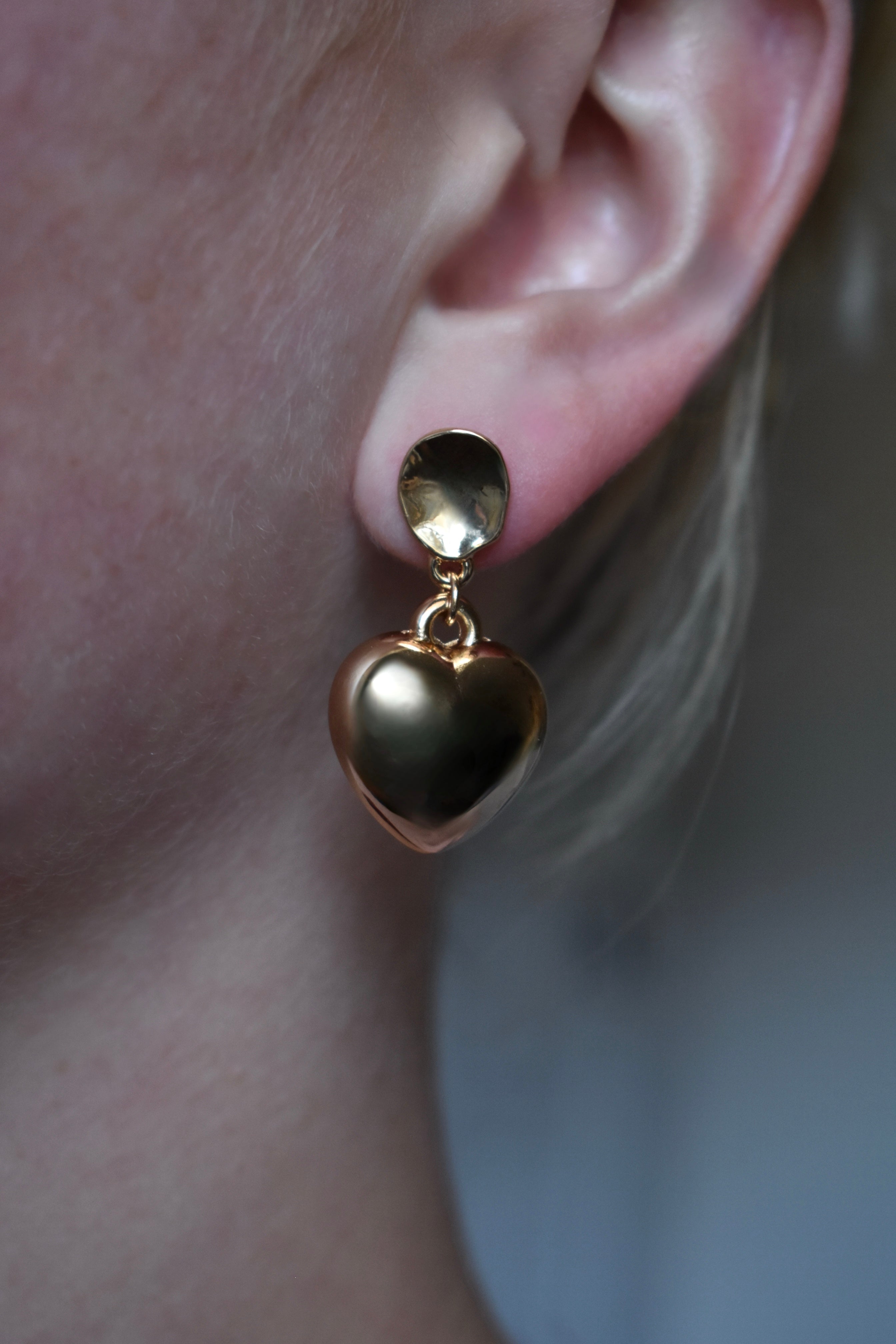 Bubble Heart Earrings