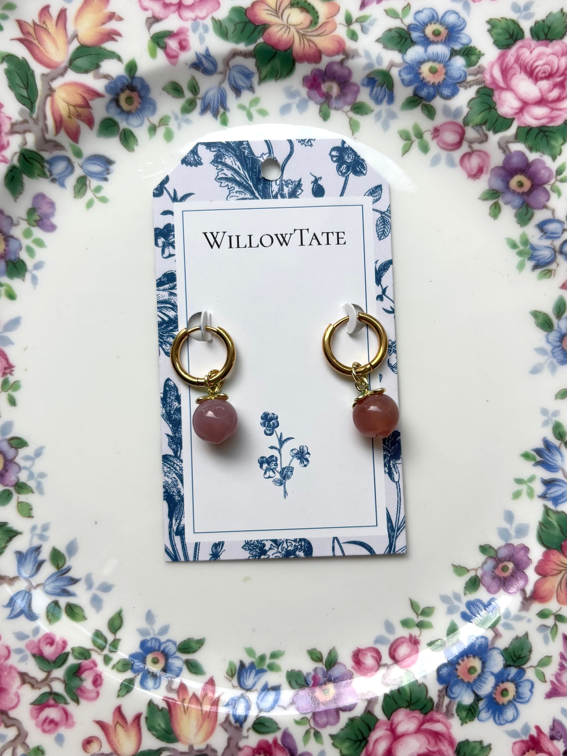 Peach Earrings