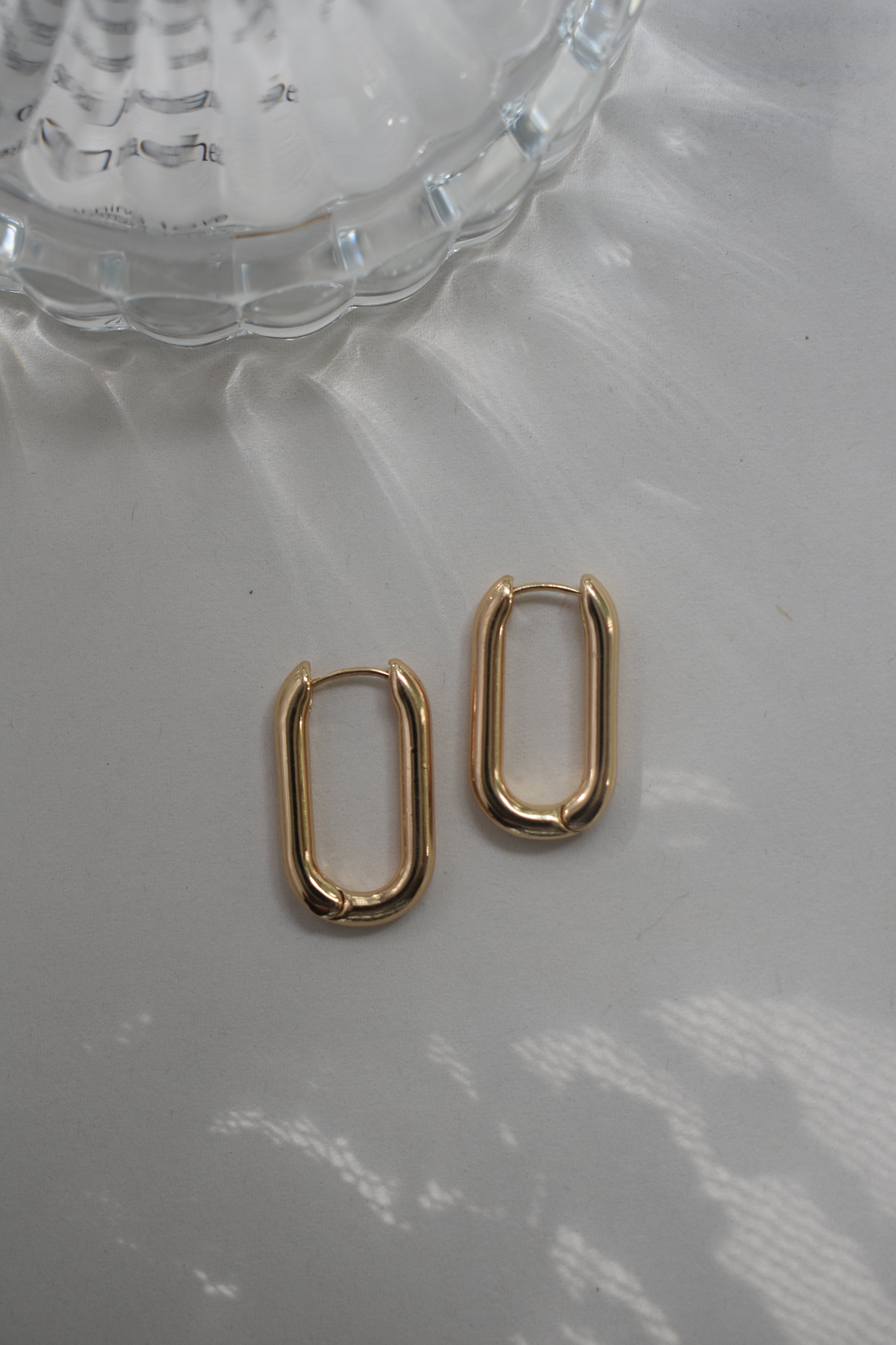 Hazel Hoops Gold