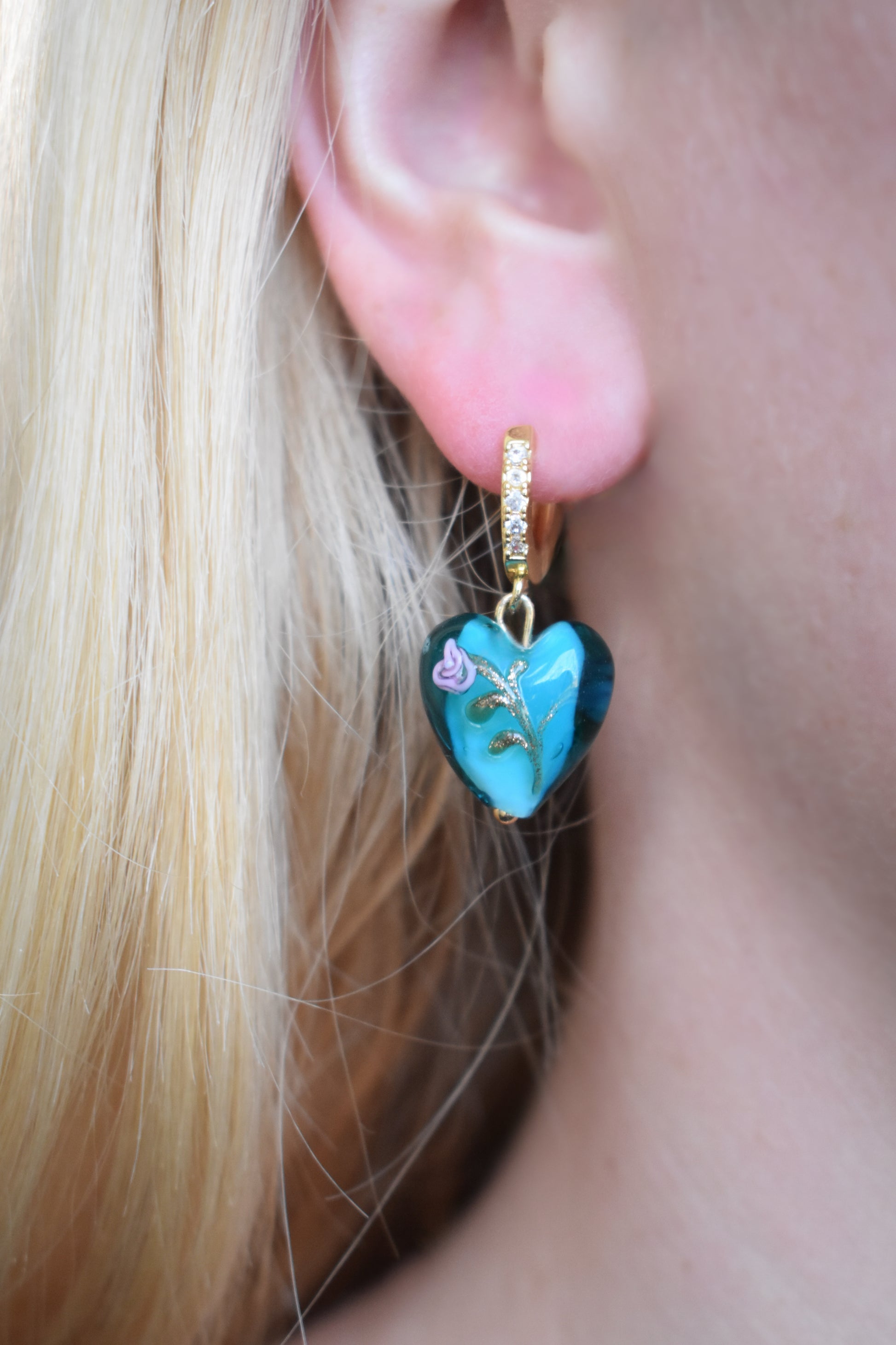 The Lone Rose Earrings
