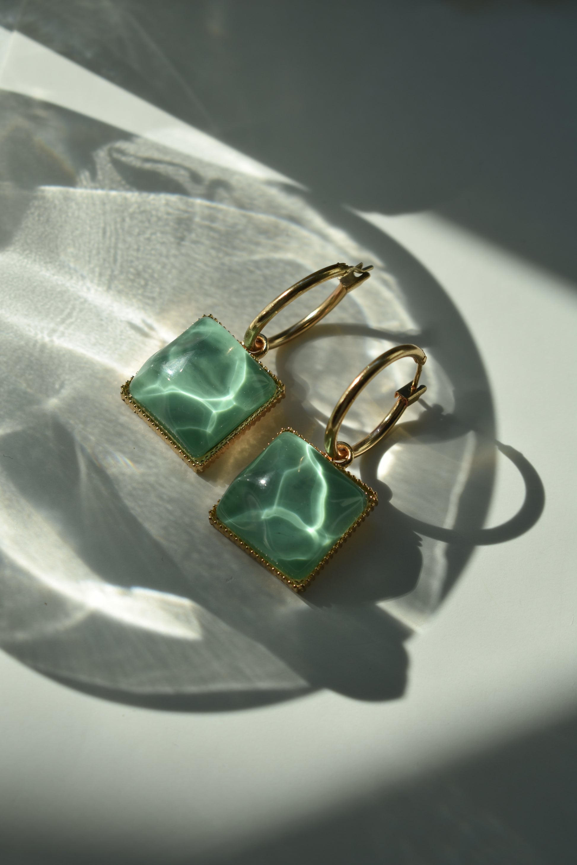 Deep Ocean Water Earrings