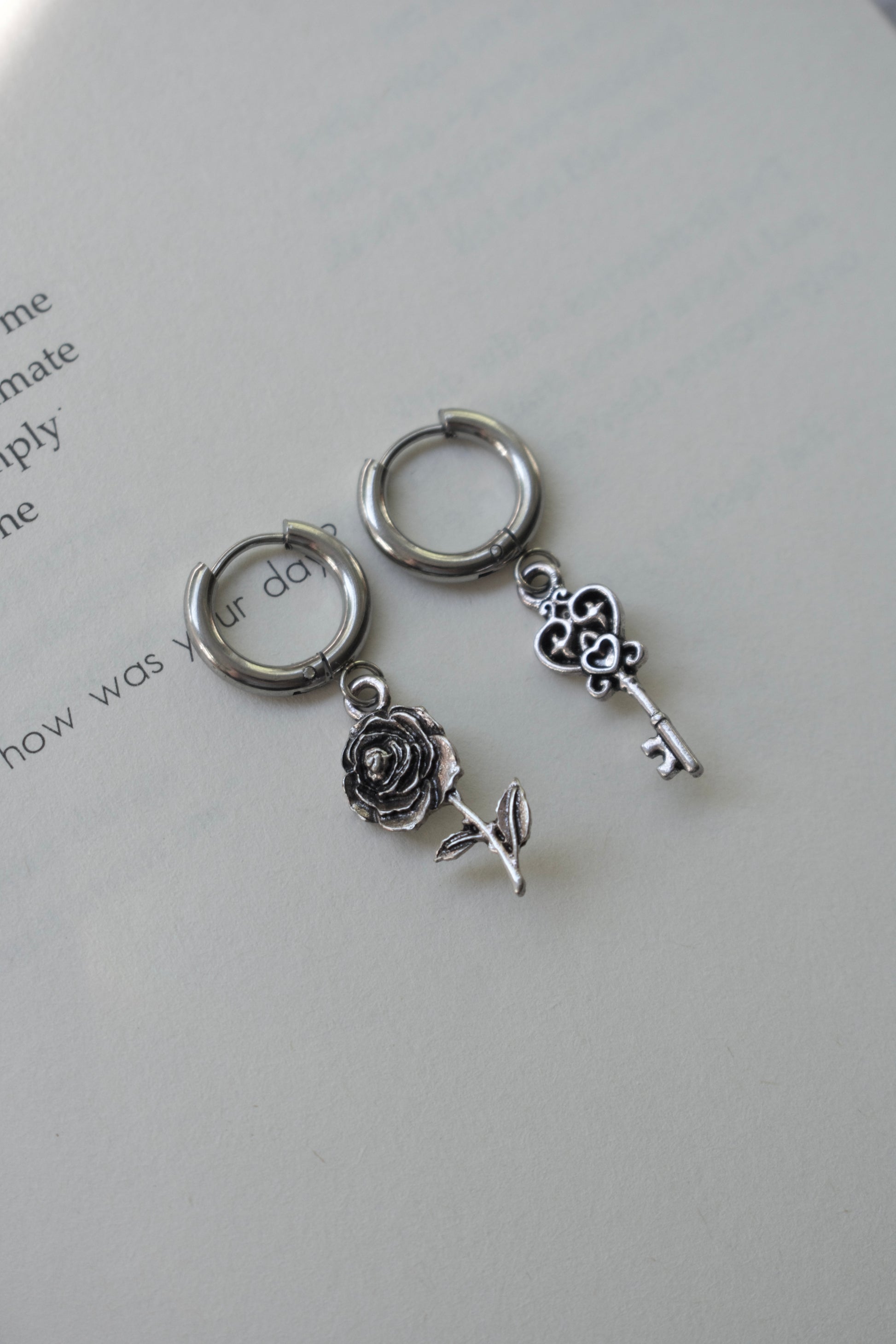 Rose & Key Mix Match Earrings