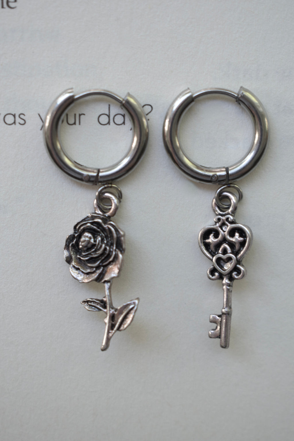 Rose & Key Mix Match Earrings