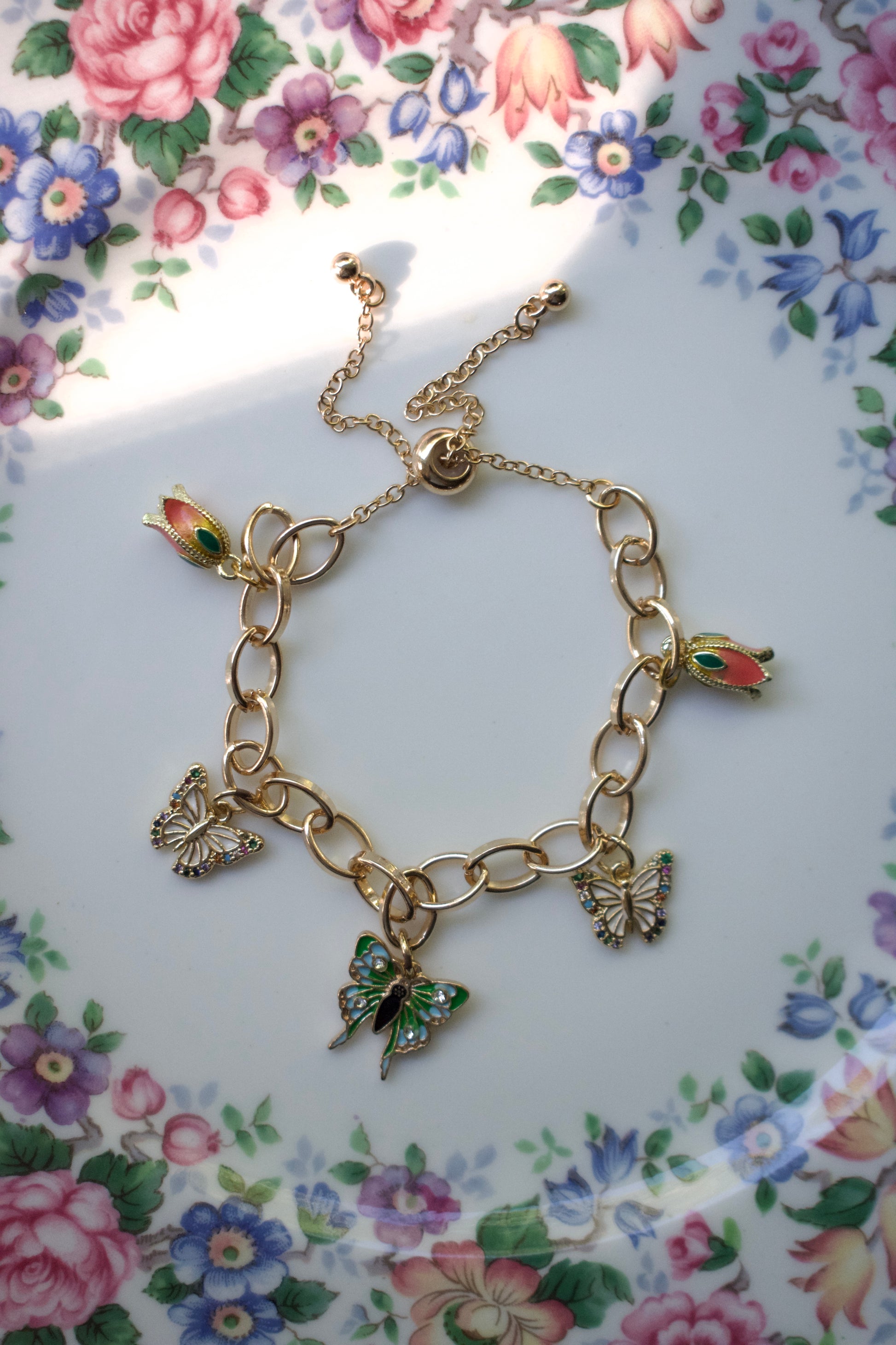 Garden Butterflies Bracelet