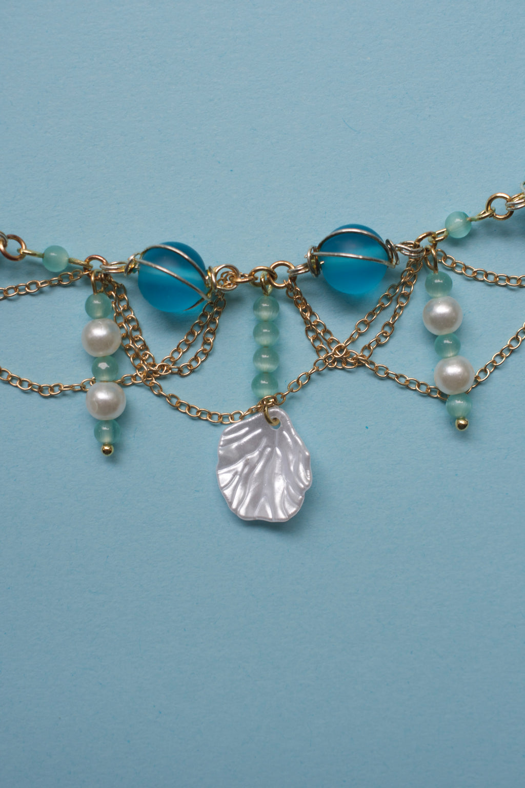 The Mermaid Blues Tiered Necklace {Limited Addition}