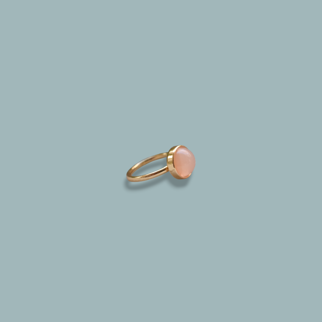 Peach Pendant Ring