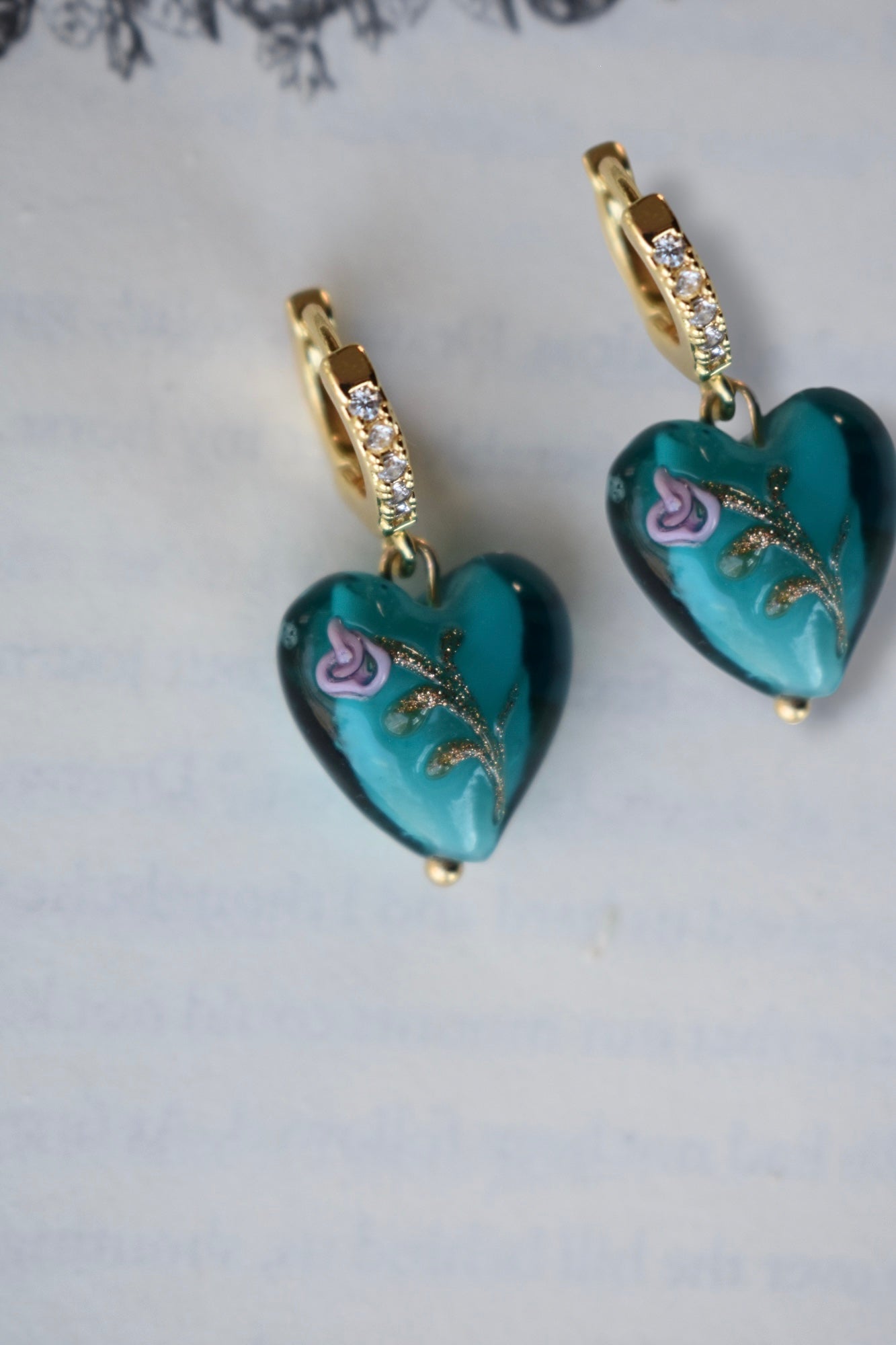 The Lone Rose Earrings