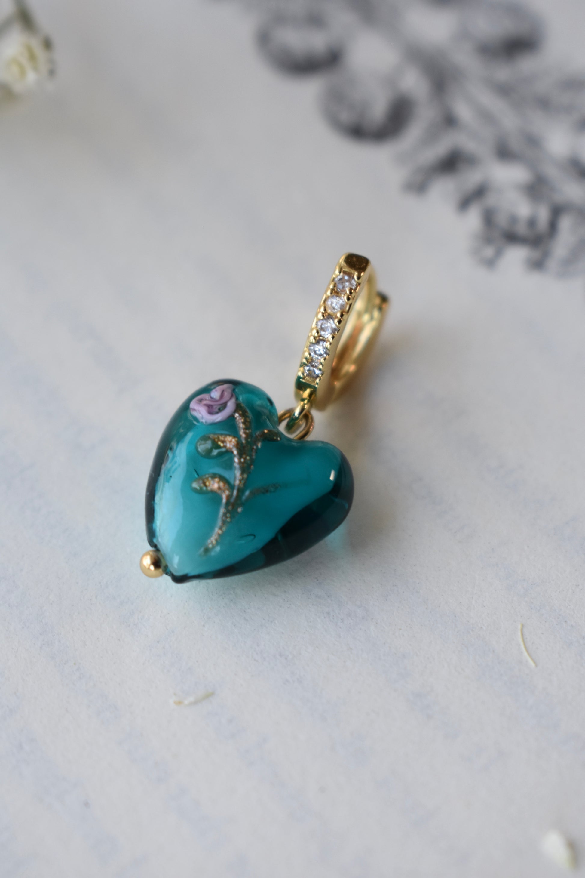 The Lone Rose Earrings