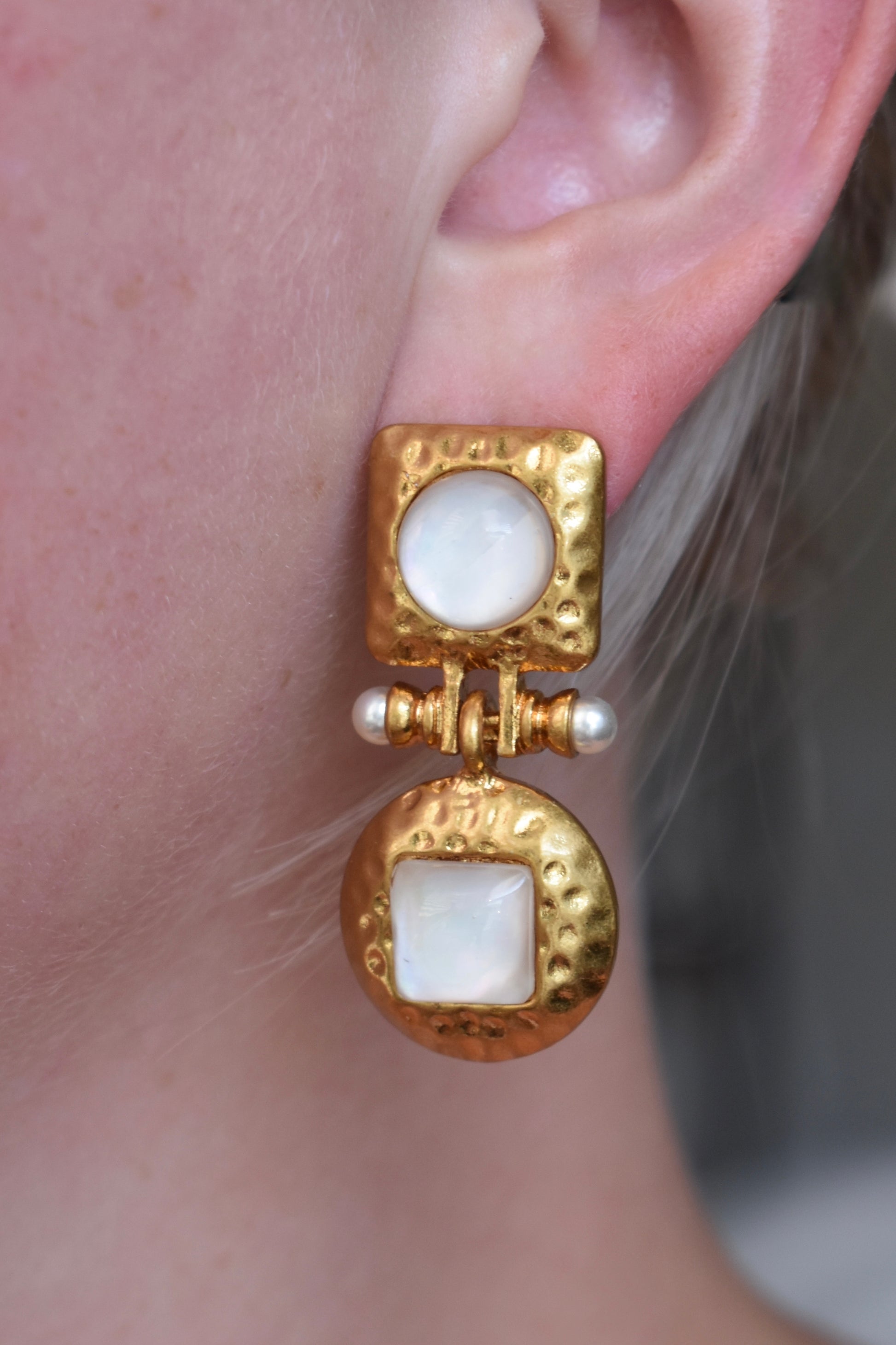 The Ticking Time Glass Earrings
