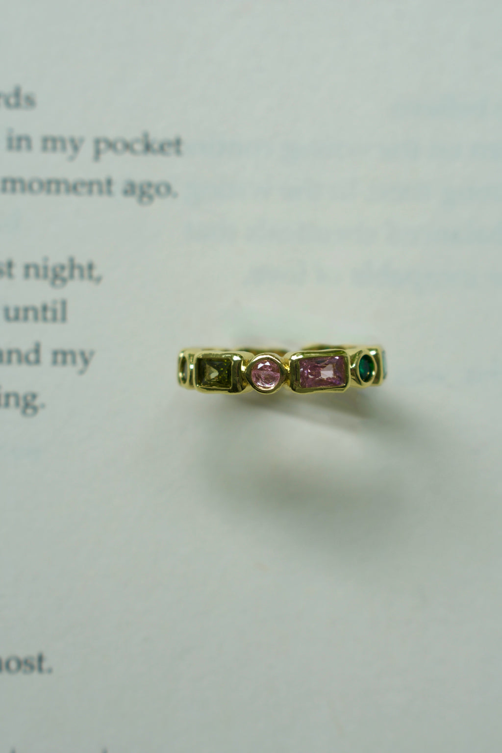 Geometric Ring - Gold