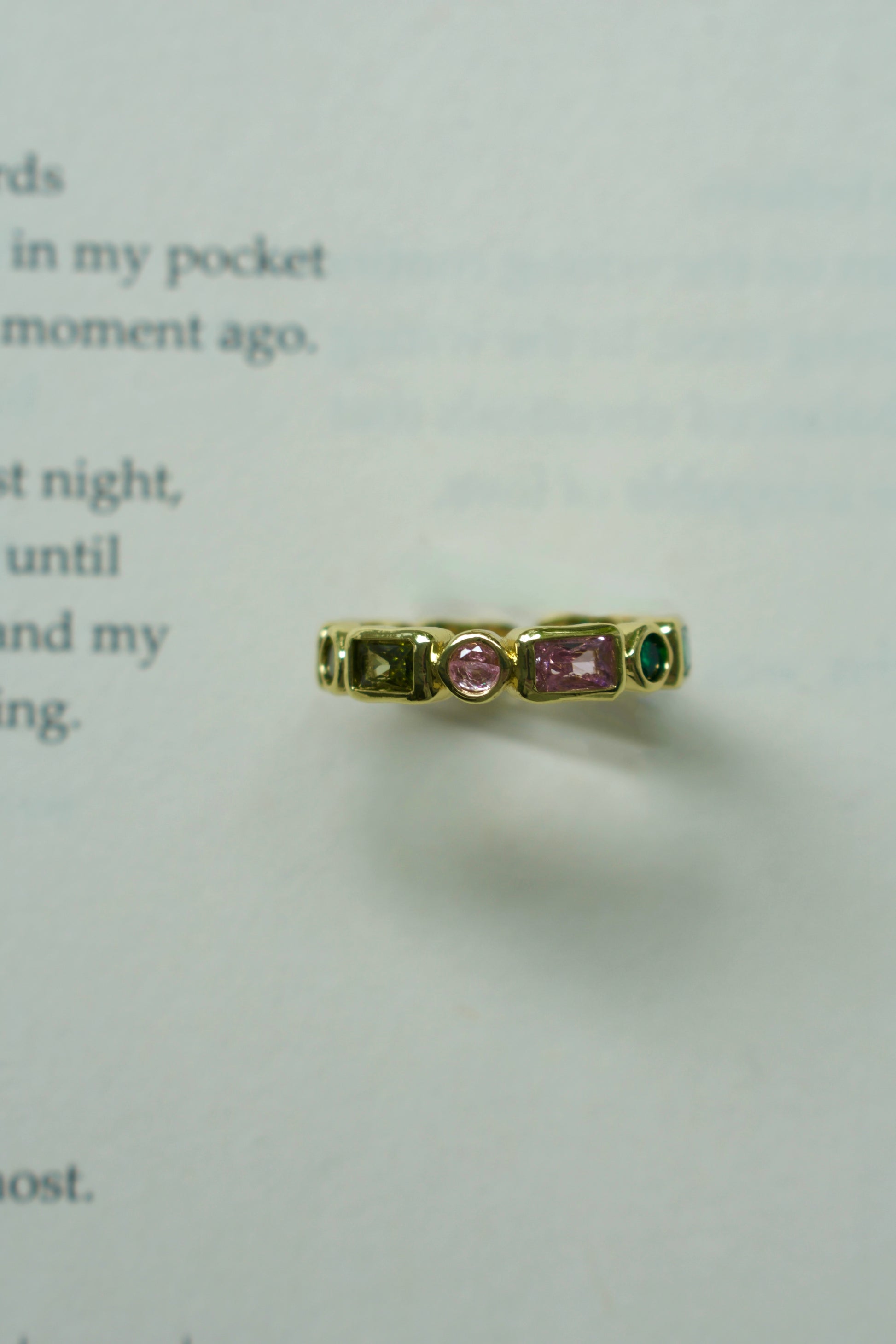 Geometric Ring - Gold