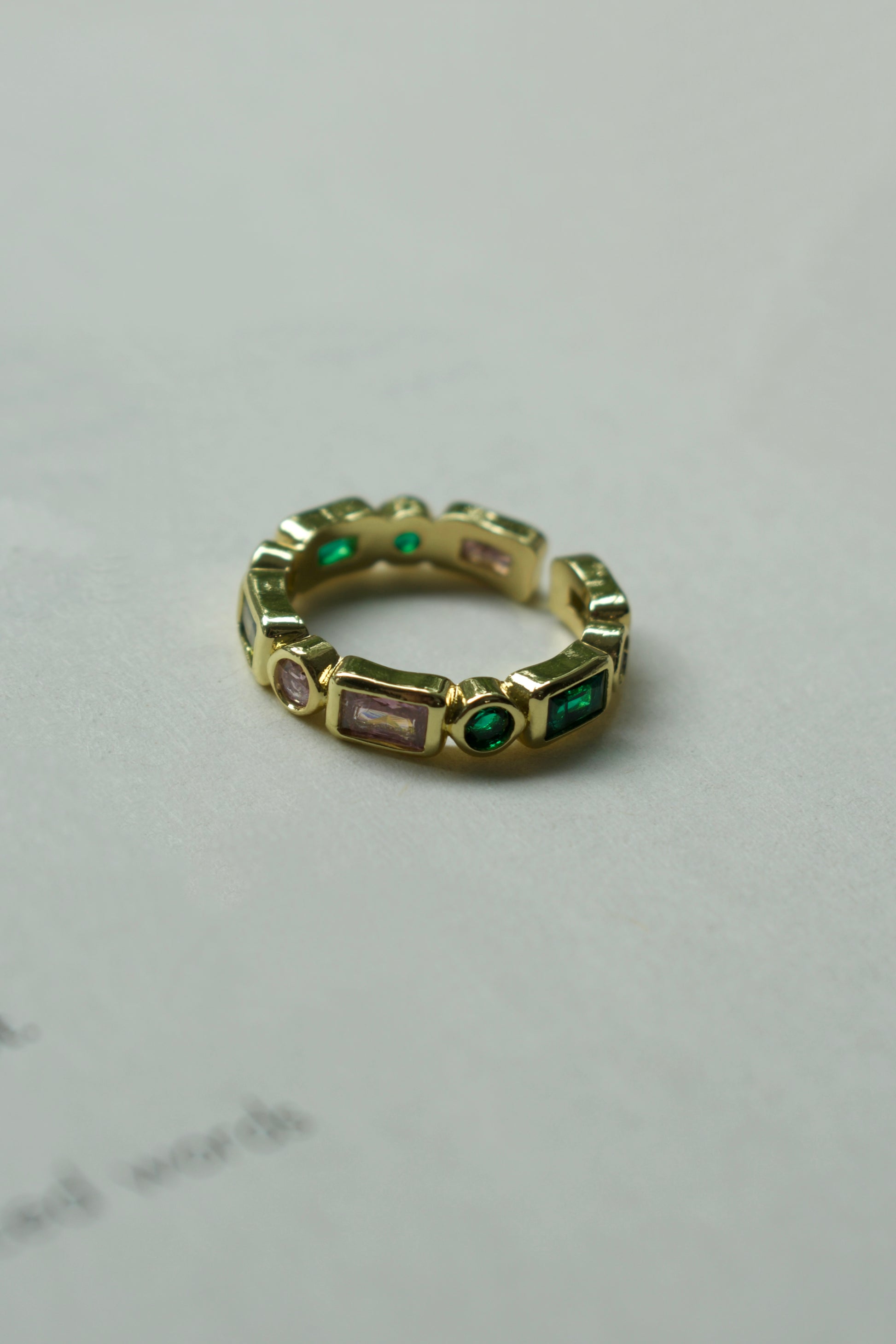 Geometric Ring - Gold