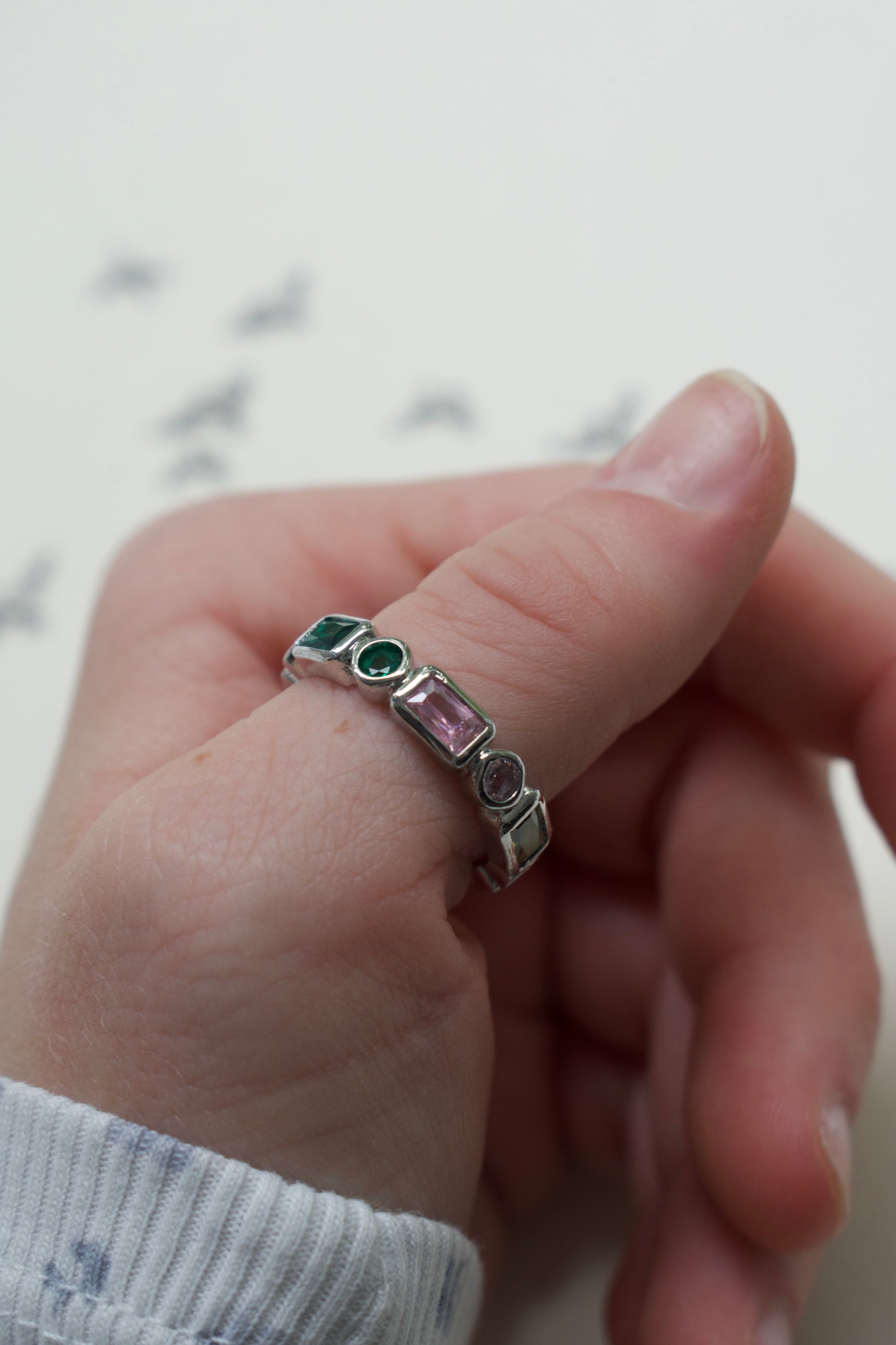 Geometric Ring - Silver