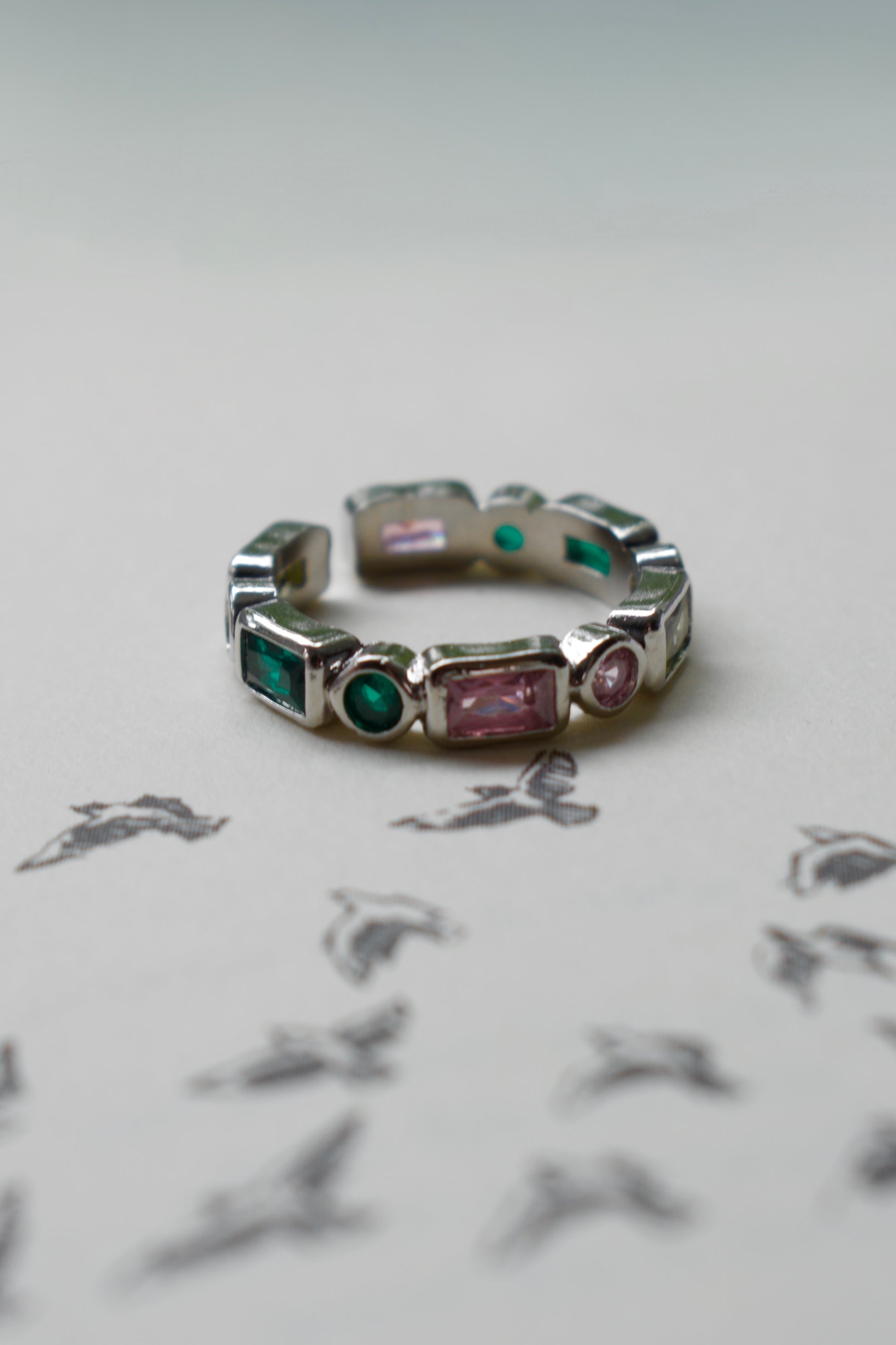 Geometric Ring - Silver
