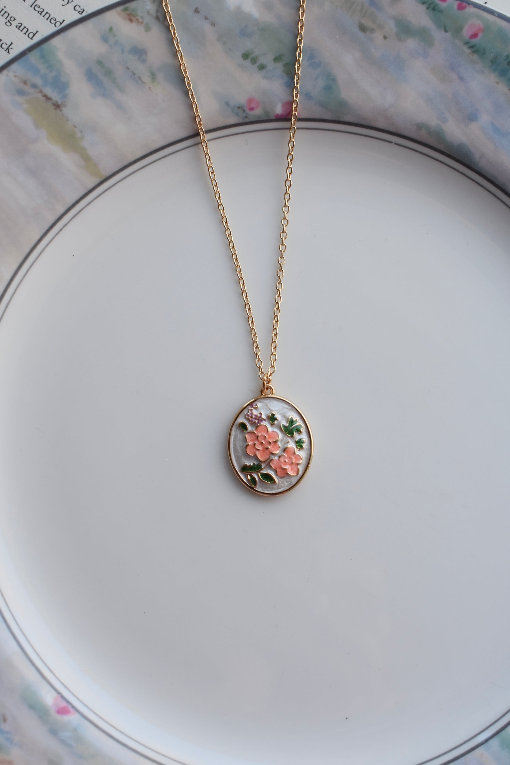 Phoenix Flowers Necklace