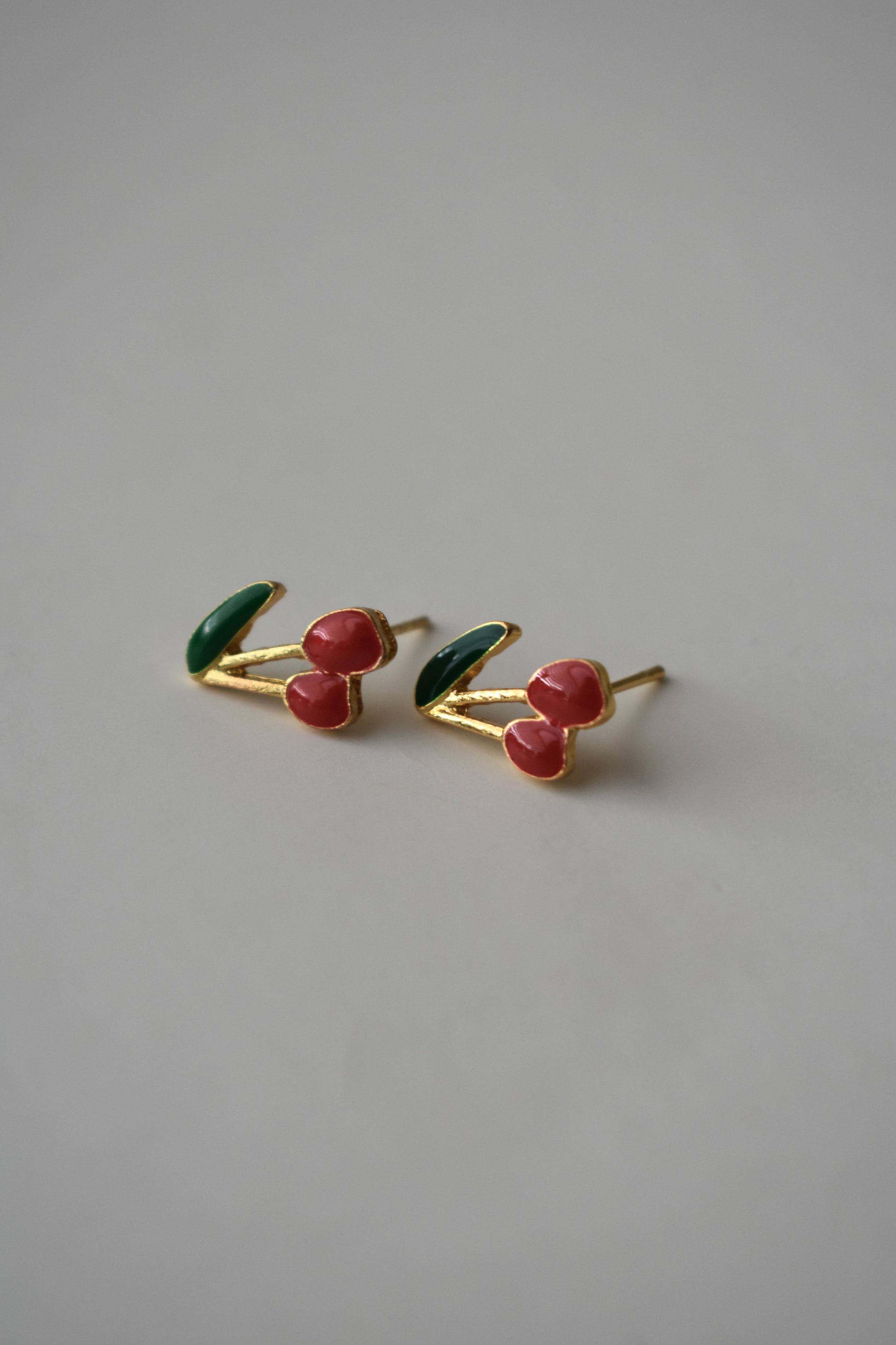 Red Tulip Studs