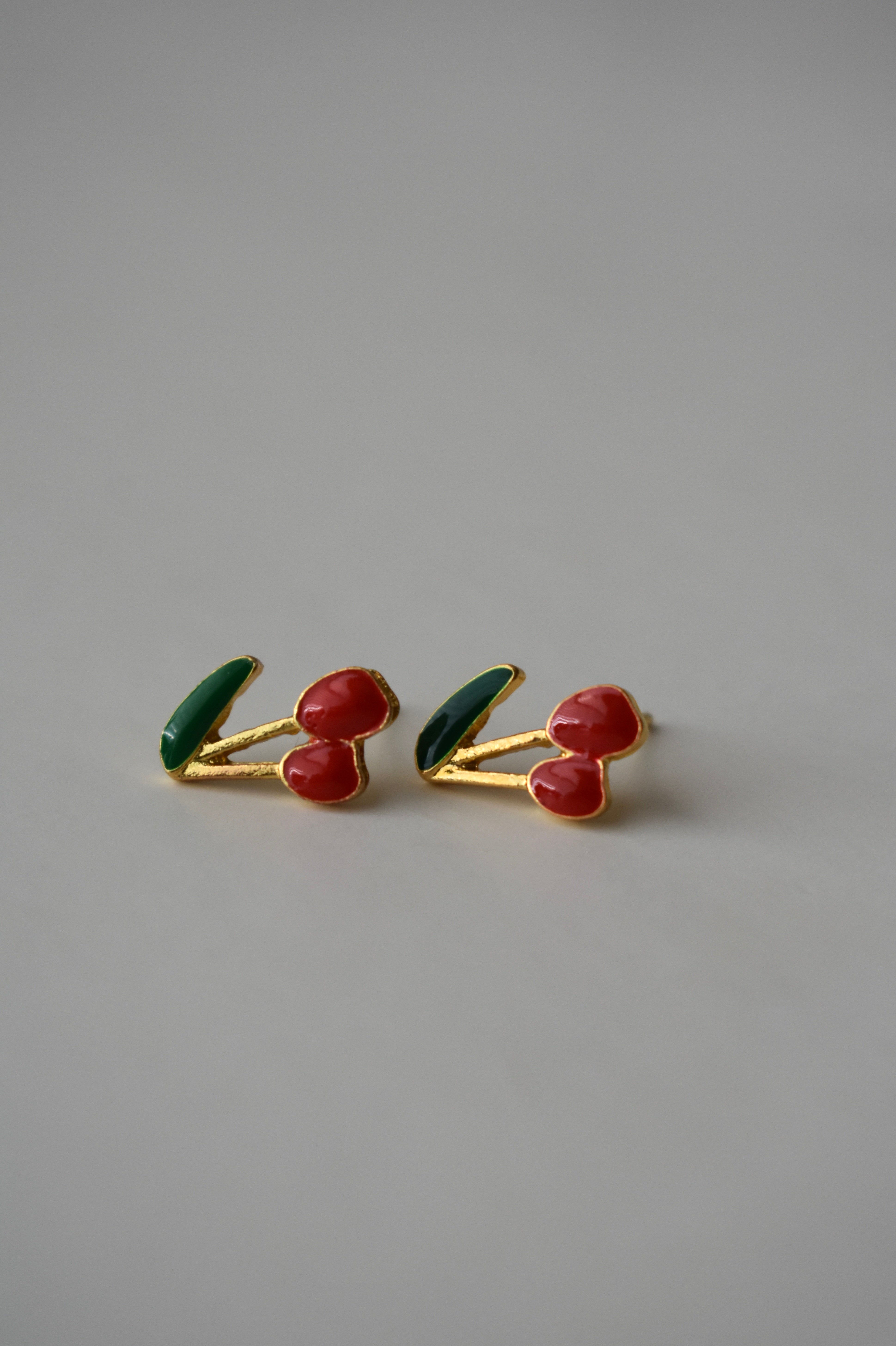 Red Tulip Studs