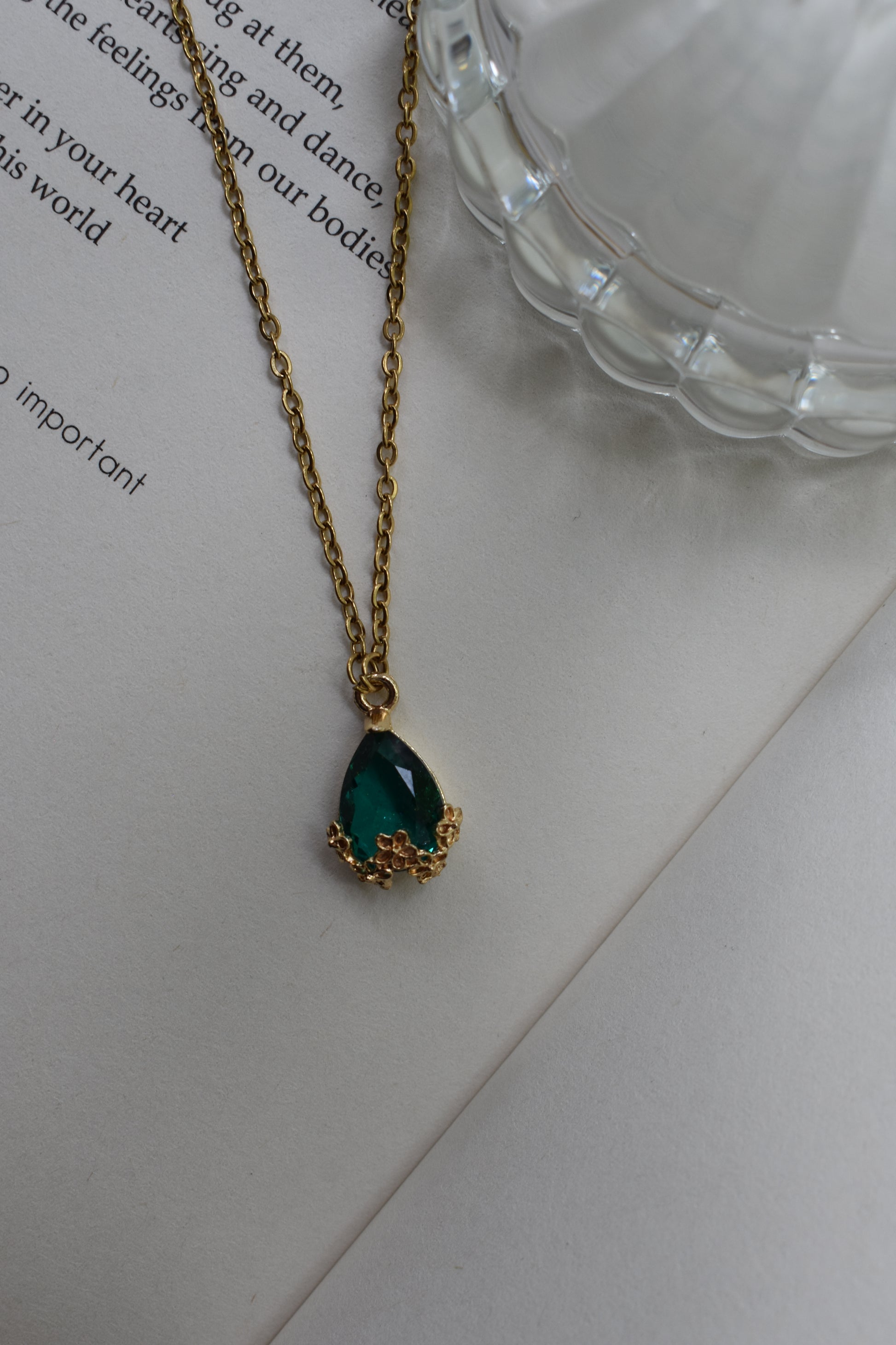 Emerald Night Necklace