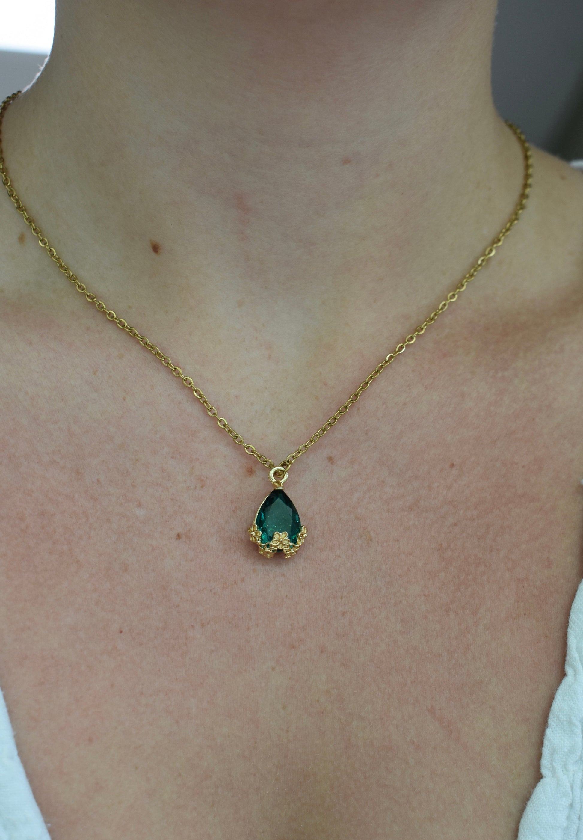 Emerald Night Necklace
