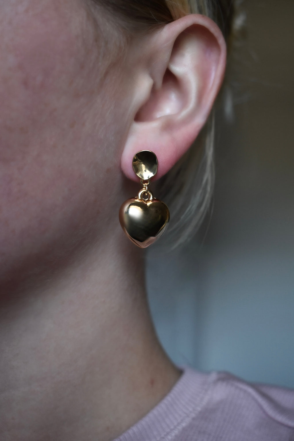 Bubble Heart Earrings