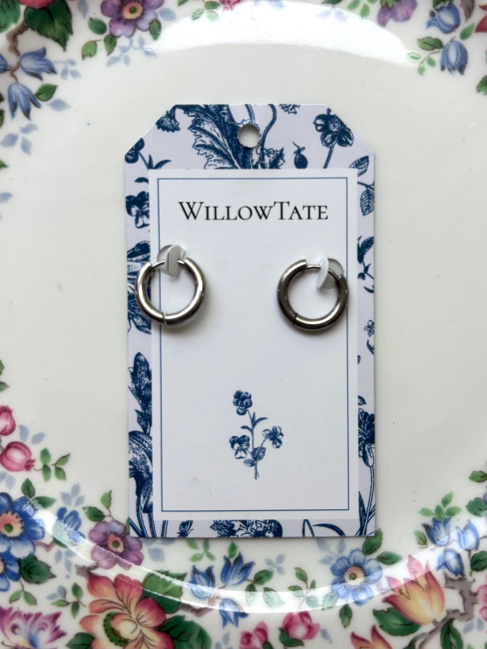 Silver Hoop Earrings